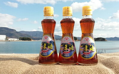 かどやの金印純正ごま油3本セット　小豆島工場限定ラベル