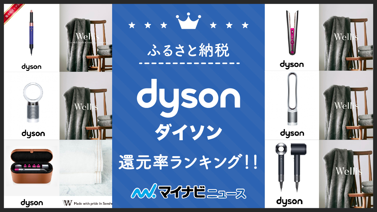 【2023年3月】ふるさと納税のダイソン（dyson）の還元率ランキング！